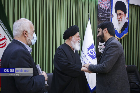 گزارش تصویری I  دیدار اعضای شورای سیاستگذاری ششمین جشنواره ابوذر خراسان رضوی با  آیت الله علم الهدی