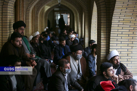 گزارش تصویری I همایش اقتدار در سایه امنیت با حضور حجت الاسلام حسین طائب در مدرسه علمیه نواب مشهد