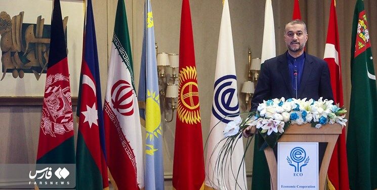امیرعبداللهیان: ایران از هر فرصتی برای تقویت روندهای همگرایی در اکو استفاده می‌کند