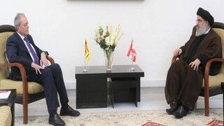 دیدار سفیر سوریه در لبنان با سید حسن نصرالله