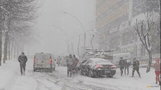 بارش شدید برف و کاهش دما در ژاپن