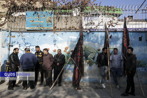 گزارش تصویری I دسته های عزای فاطمی به سمت حرم مطهر رضوی