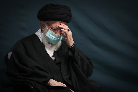 گزارش تصویری I  مراسم عزاداری حضرت فاطمه‌زهرا سلام‌الله‌علیها با حضور مقام معظم رهبری