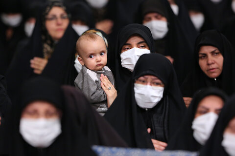 گزارش تصویری I  مراسم عزاداری حضرت فاطمه‌زهرا سلام‌الله‌علیها با حضور مقام معظم رهبری