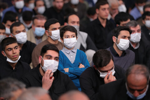 گزارش تصویری I  مراسم عزاداری حضرت فاطمه‌زهرا سلام‌الله‌علیها با حضور مقام معظم رهبری