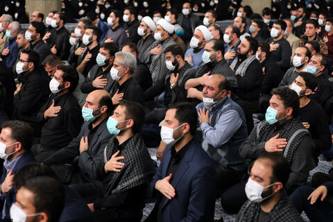 گزارش تصویری I  مراسم عزاداری حضرت فاطمه‌زهرا سلام‌الله‌علیها با حضور مقام معظم رهبری