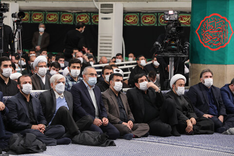 گزارش تصویری I  مراسم عزاداری حضرت فاطمه‌زهرا سلام‌الله‌علیها با حضور مقام معظم رهبری