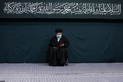 گزارش تصویری I  مراسم عزاداری حضرت فاطمه‌زهرا سلام‌الله‌علیها با حضور مقام معظم رهبری