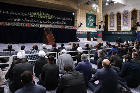 گزارش تصویری I  مراسم عزاداری حضرت فاطمه‌زهرا سلام‌الله‌علیها با حضور مقام معظم رهبری