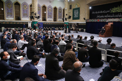 گزارش تصویری I  مراسم عزاداری حضرت فاطمه‌زهرا سلام‌الله‌علیها با حضور مقام معظم رهبری