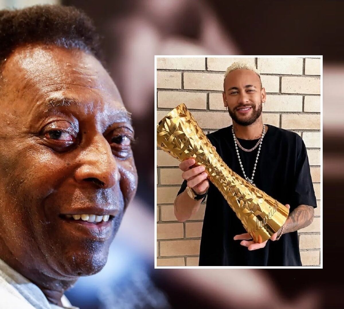 نیمار جایزه بهترین بازیکن تاریخ را به «پله» اهدا کرد