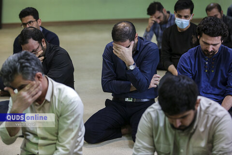 گزارش تصویری I وداع با پیکر شهید گمنام در موسسه فرهنگی قدس