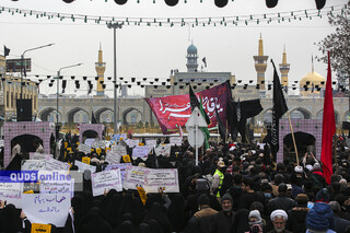گزارش تصویری I اجتماع عظیم فاطمیون و تشییع پیکر شهدای گمنام دفاع مقدس در مشهد