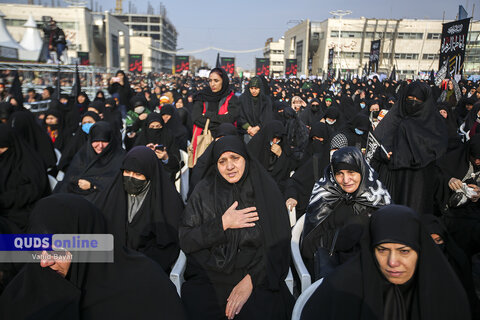 گزارش تصویری I اجتماع عظیم فاطمیون و تشییع پیکر شهدای گمنام دفاع مقدس در مشهد