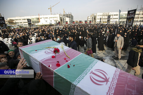 گزارش تصویری I اجتماع عظیم فاطمیون و تشییع پیکر شهدای گمنام دفاع مقدس در مشهد