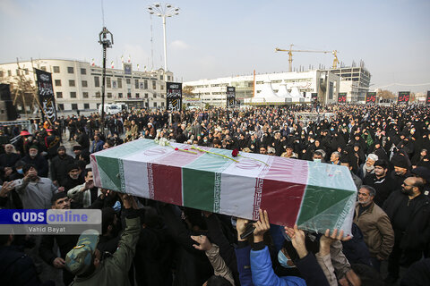 گزارش تصویری I اجتماع عظیم فاطمیون و تشییع پیکر شهدای گمنام دفاع مقدس در مشهد