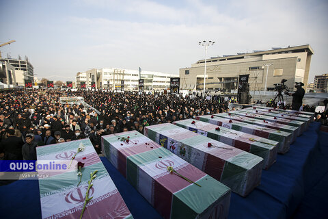 گزارش تصویری I اجتماع عظیم فاطمیون و تشییع پیکر شهدای گمنام دفاع مقدس در مشهد