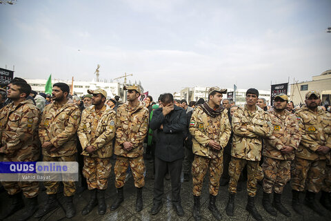 گزارش تصویری I اجتماع عظیم فاطمیون و تشییع پیکر شهدای گمنام دفاع مقدس در مشهد