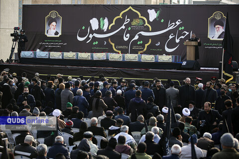 گزارش تصویری I اجتماع عظیم فاطمیون و تشییع پیکر شهدای گمنام دفاع مقدس در مشهد