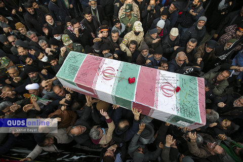 گزارش تصویری I اجتماع عظیم فاطمیون و تشییع پیکر شهدای گمنام دفاع مقدس در مشهد