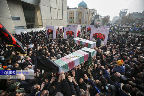گزارش تصویری I اجتماع عظیم فاطمیون و تشییع پیکر شهدای گمنام دفاع مقدس در مشهد