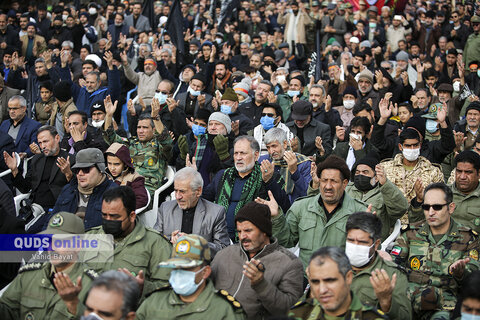 گزارش تصویری I اجتماع عظیم فاطمیون و تشییع پیکر شهدای گمنام دفاع مقدس در مشهد