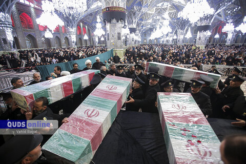 گزارش تصویری I اجتماع عظیم فاطمیون و تشییع پیکر شهدای گمنام دفاع مقدس در مشهد