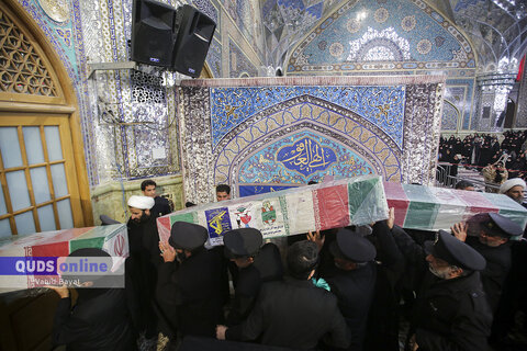 گزارش تصویری I اجتماع عظیم فاطمیون و تشییع پیکر شهدای گمنام دفاع مقدس در مشهد