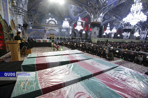 گزارش تصویری I اجتماع عظیم فاطمیون و تشییع پیکر شهدای گمنام دفاع مقدس در مشهد