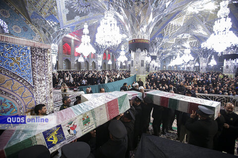 گزارش تصویری I اجتماع عظیم فاطمیون و تشییع پیکر شهدای گمنام دفاع مقدس در مشهد