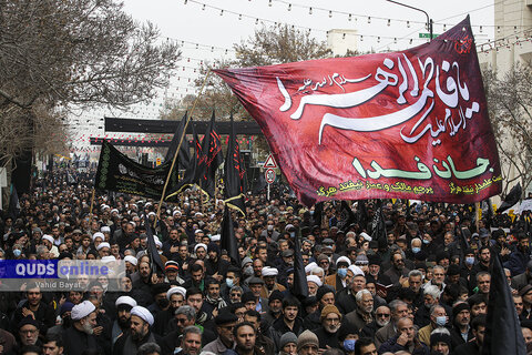 گزارش تصویری I اجتماع عظیم فاطمیون و تشییع پیکر شهدای گمنام دفاع مقدس در مشهد