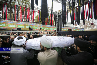 گزارش تصویری I مراسم تشییع و تدفین پیکر یک شهید گمنام در دانشکده شهید منتظری مشهد