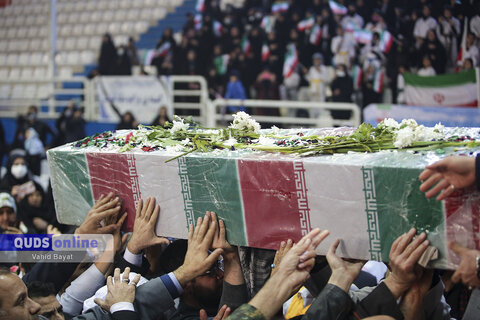گزارش تصویری I مراسم وداع ورزشکاران مشهدی با دو شهید گمنام