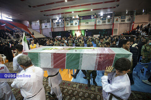 گزارش تصویری I مراسم وداع ورزشکاران مشهدی با دو شهید گمنام