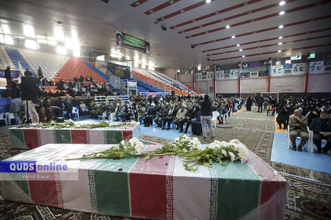 گزارش تصویری I مراسم وداع ورزشکاران مشهدی با دو شهید گمنام
