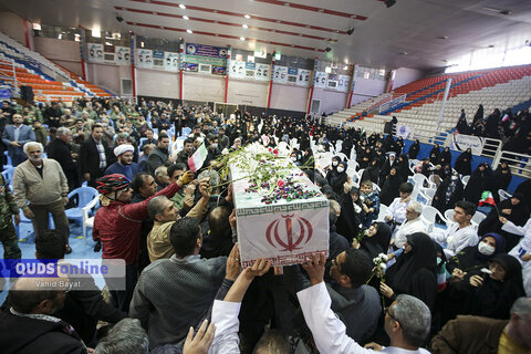 گزارش تصویری I مراسم وداع ورزشکاران مشهدی با دو شهید گمنام