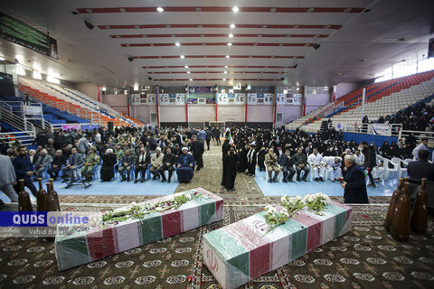 گزارش تصویری I مراسم وداع ورزشکاران مشهدی با دو شهید گمنام