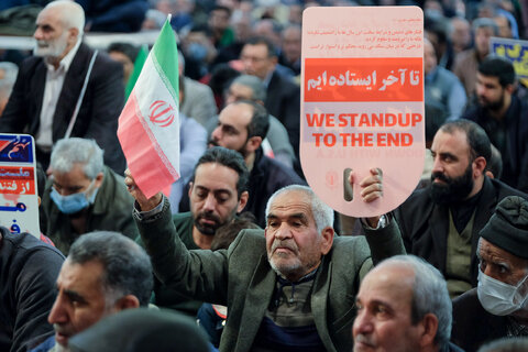 گرامیداشت حماسه ٩ دی در حرم مطهر رضوی