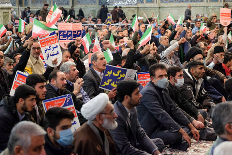 گرامیداشت حماسه ٩ دی در حرم مطهر رضوی