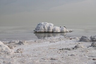 دریاچه شورابیل اردبیل یخ بست