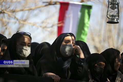 گزارش تصویری I مراسم تدفین شهید گمنام در دانشگاه فردوسی مشهد