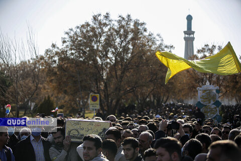 گزارش تصویری I مراسم تدفین شهید گمنام در دانشگاه فردوسی مشهد