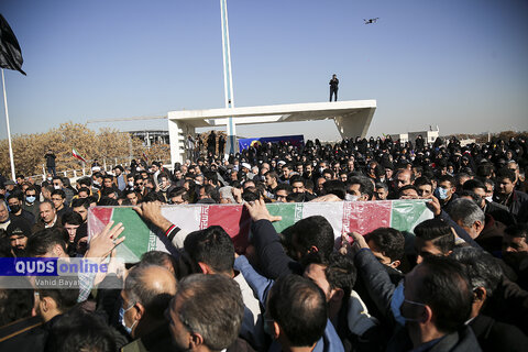 گزارش تصویری I مراسم تدفین شهید گمنام در دانشگاه فردوسی مشهد