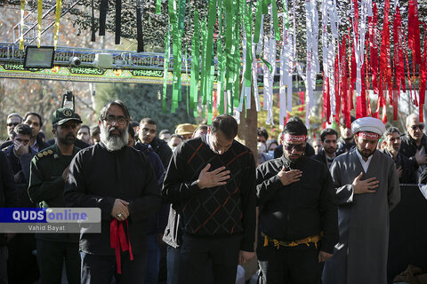 گزارش تصویری I مراسم تدفین شهید گمنام در دانشگاه فردوسی مشهد