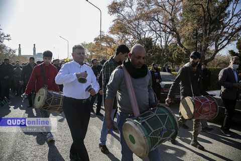 گزارش تصویری I مراسم تدفین شهید گمنام در دانشگاه فردوسی مشهد