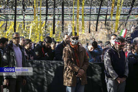 گزارش تصویری I مراسم تدفین شهید گمنام در دانشگاه فردوسی مشهد