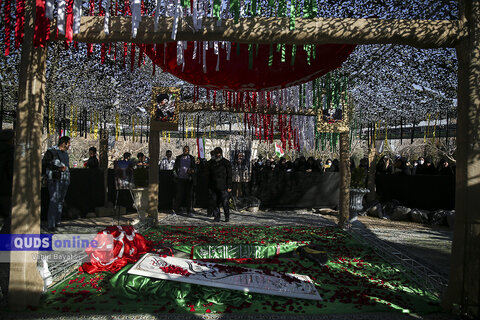 گزارش تصویری I مراسم تدفین شهید گمنام در دانشگاه فردوسی مشهد