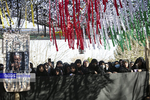 گزارش تصویری I مراسم تدفین شهید گمنام در دانشگاه فردوسی مشهد