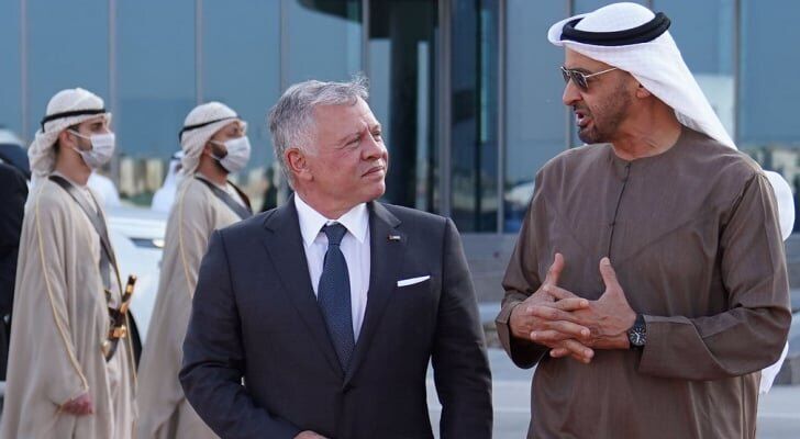 دیدار پادشاه اردن و رییس امارات در ابوظبی