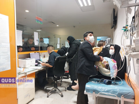 بیمارستان اکبر مشهد تخت خالی ندارد!/ شیوع آنفلوآنزا در کودکان و کمبود دارو
